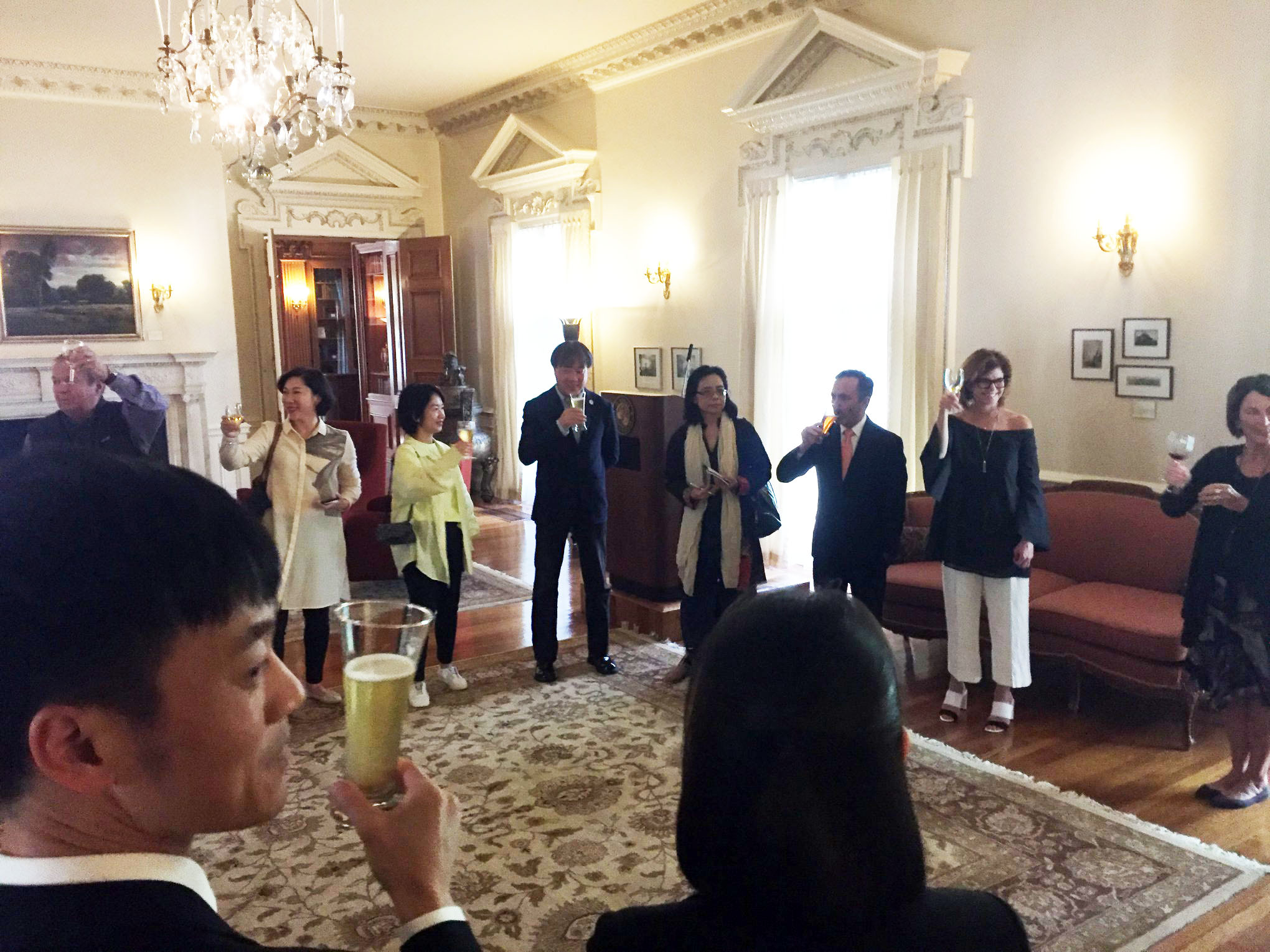 China delegation at the El Pomar Penrose House