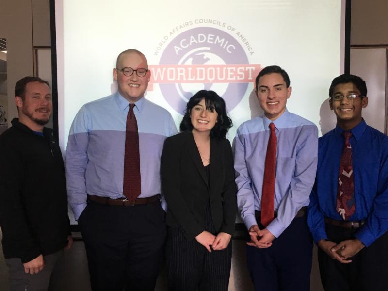 Academic WorldQuest Winners from Rampart High School